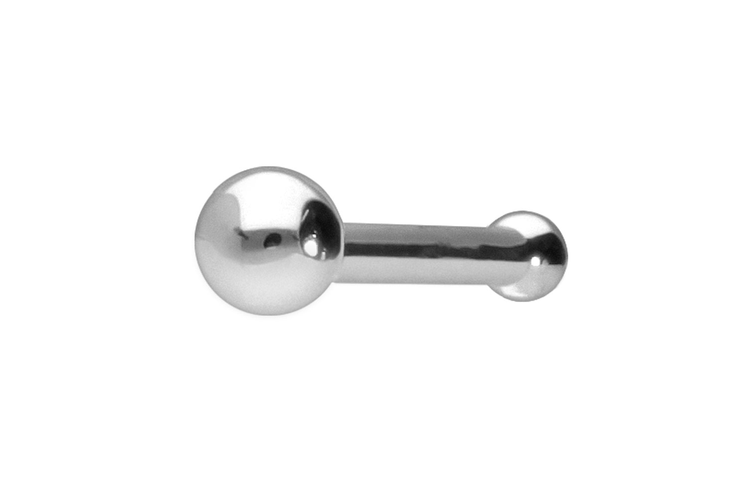14/18 carat gold nose stud pin 1.5 mm BALL
