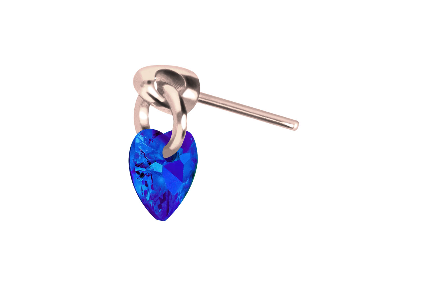 Titan Aufsatz mit Push Pin KRISTALLHERZ
