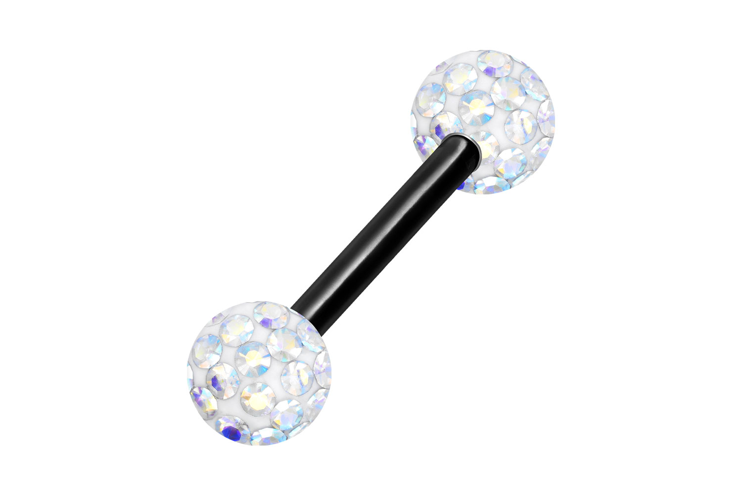 Titanium barbell EPOXY BALLS