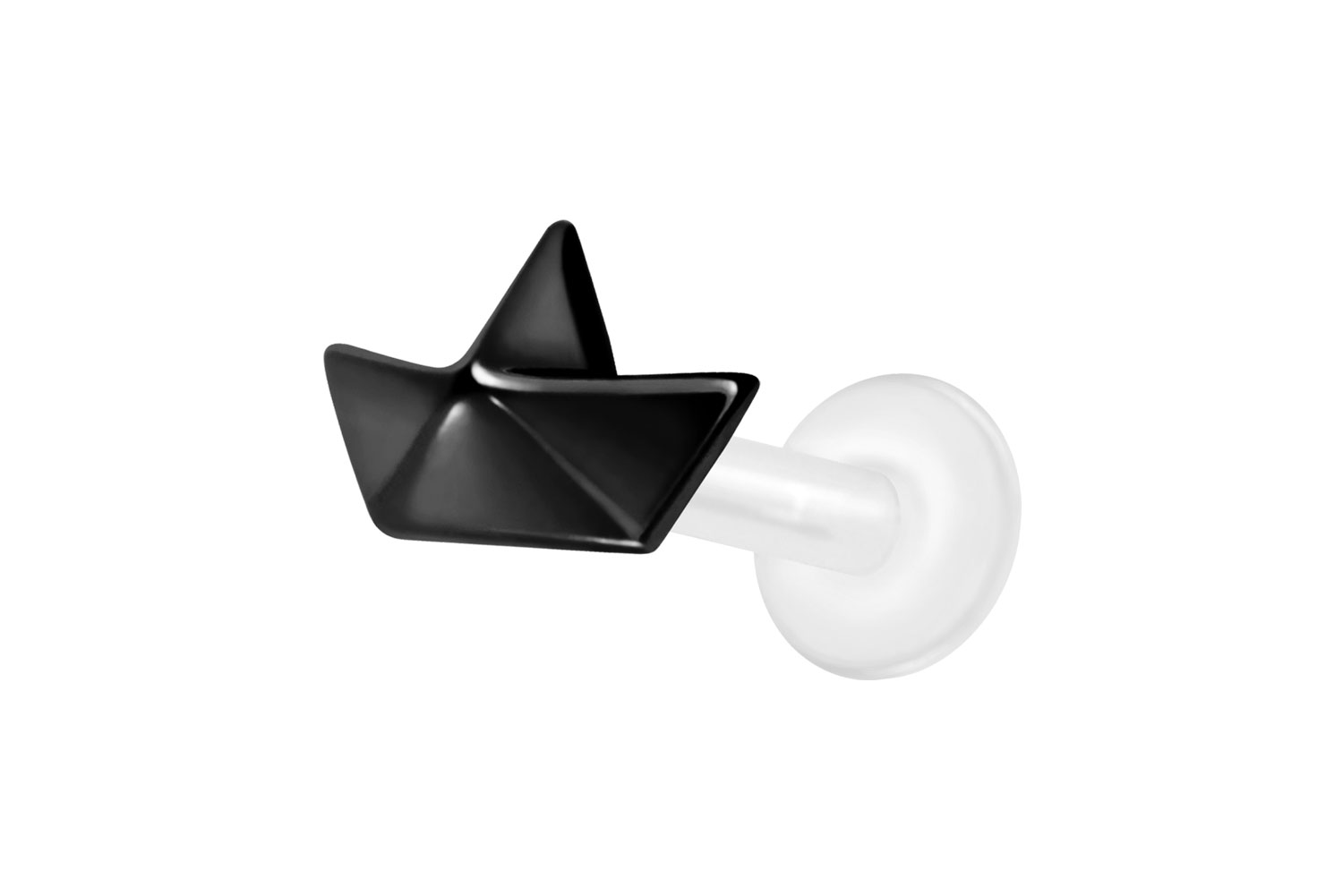 PTFE Labret mit Innengewinde + Titan-Aufsatz SEGELBOOT