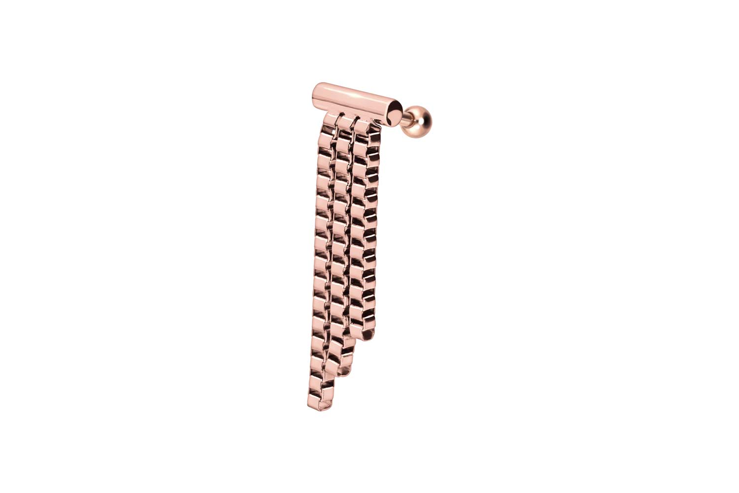 Chirurgenstahl Ohrpiercing 3 KETTEN