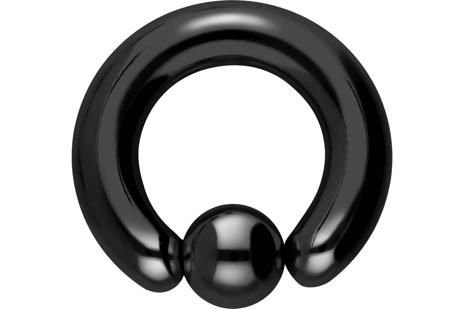 Surgical steel ball closure ring