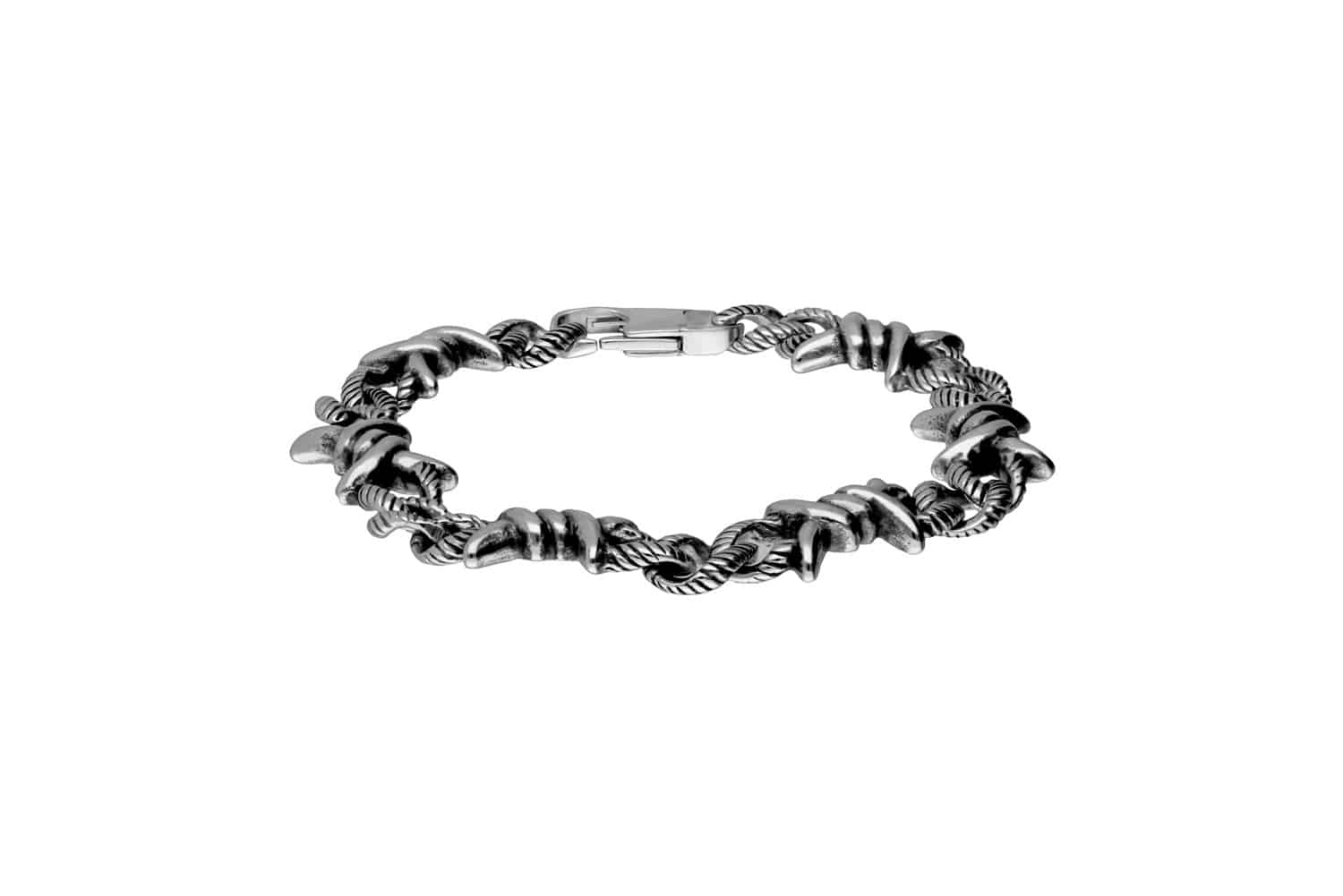 Surgical steel bracelet BARBED WIRE