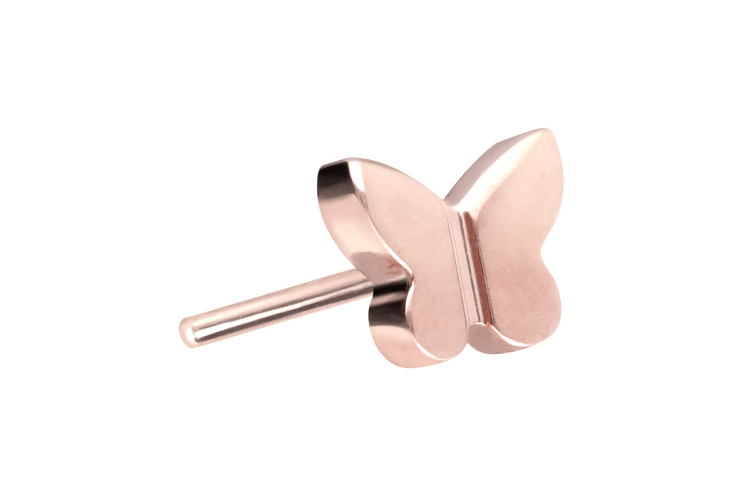 Titanium attachment with push pin BUTTERFLY