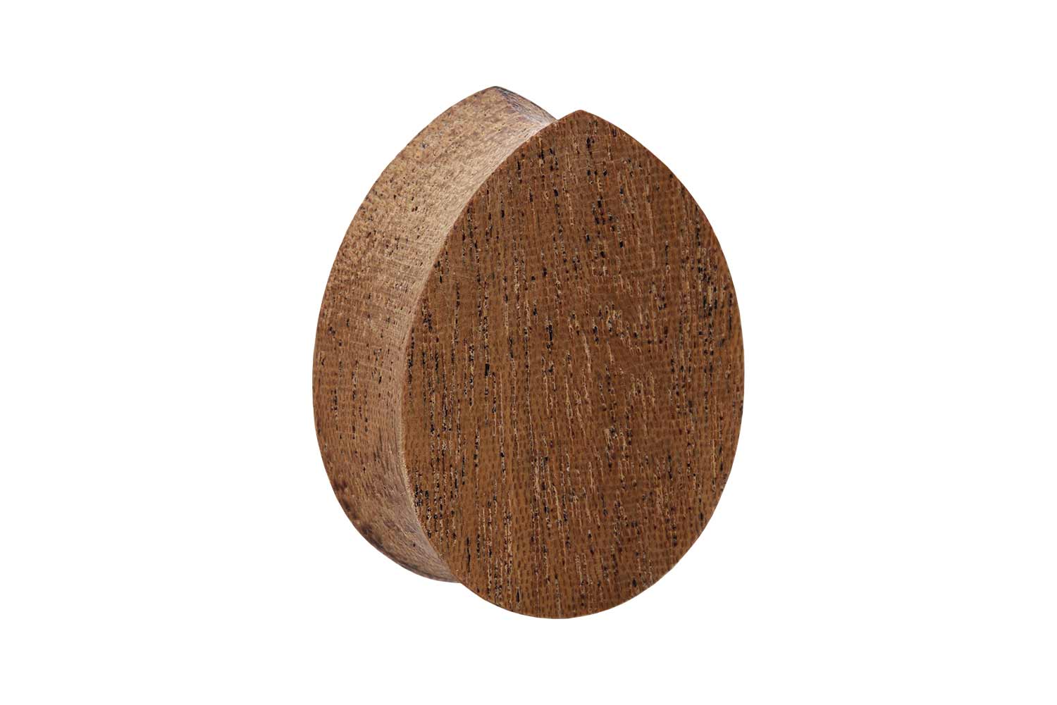 Wood plug TEARDROP ++SALE++