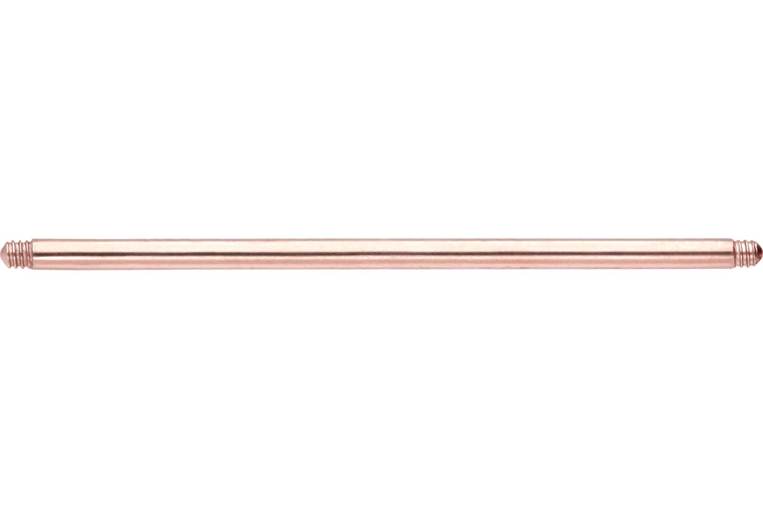 Titanium barbell without balls