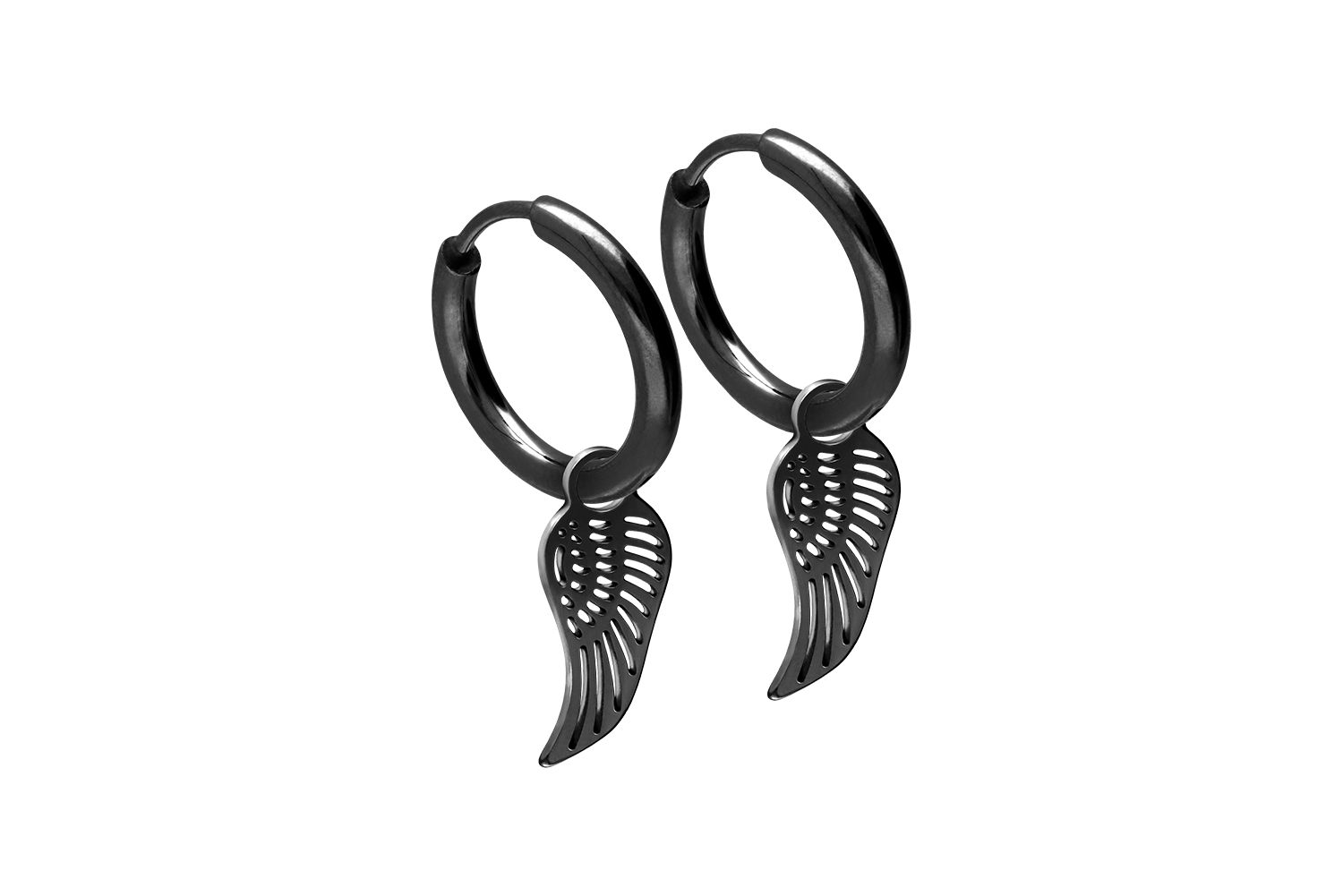 Surgical steel ear clickers creoles WING