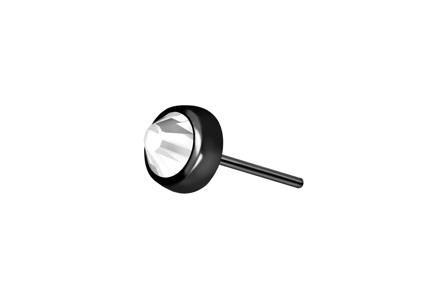 Titan Disc mit Push Pin KRISTALL