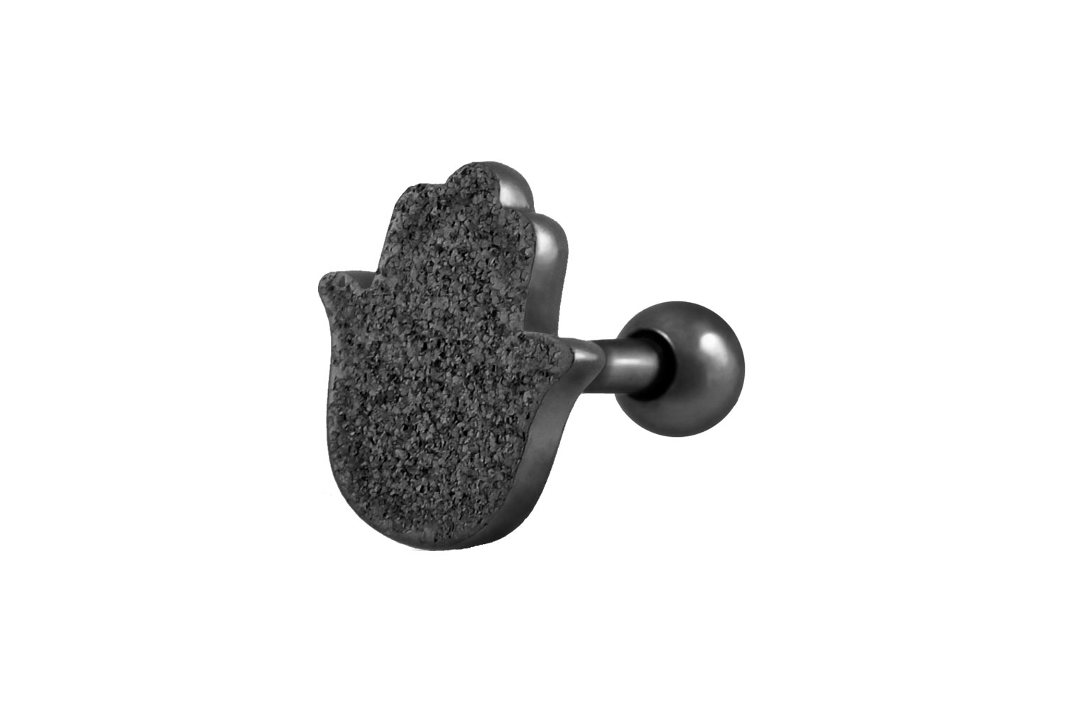 Chirurgenstahl Ohrpiercing HAND DER FATIMA + DIAMANTOPTIK ++SALE++