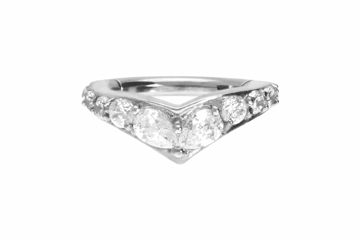 Surgical steel segment ring clicker DIADEM