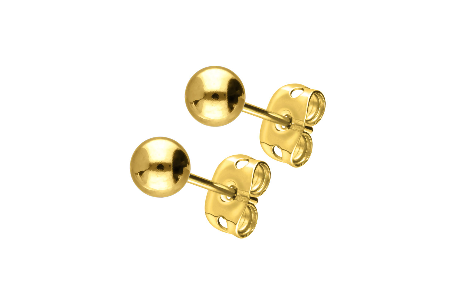 Titanium ear studs BALL