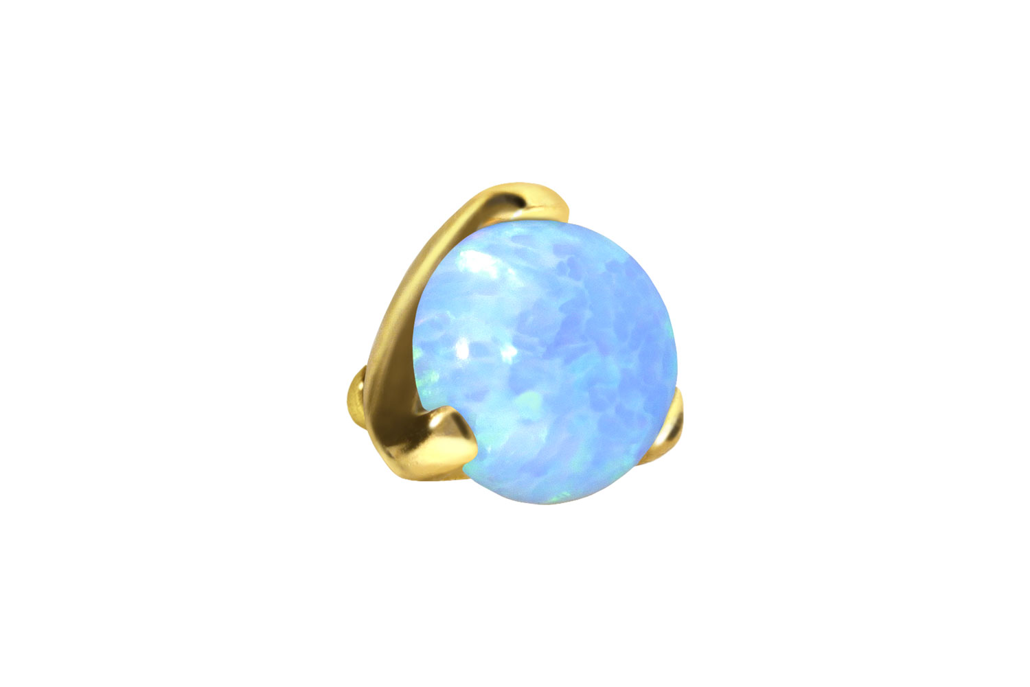 Titanium screw-in attachment with external thread SYNTHETIC OPAL ++SALE++