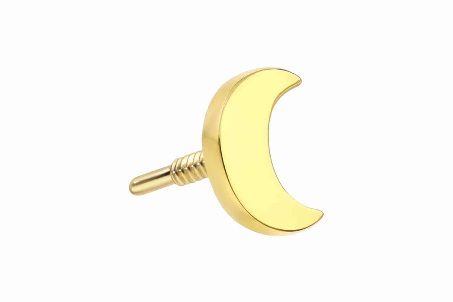 925 silver screw-in attachment with external thread MOON