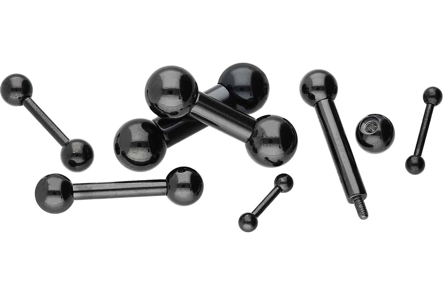 Surgical steel barbell