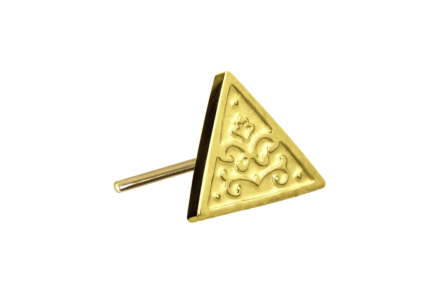 Titanium attachment with push pin TRIANGLE