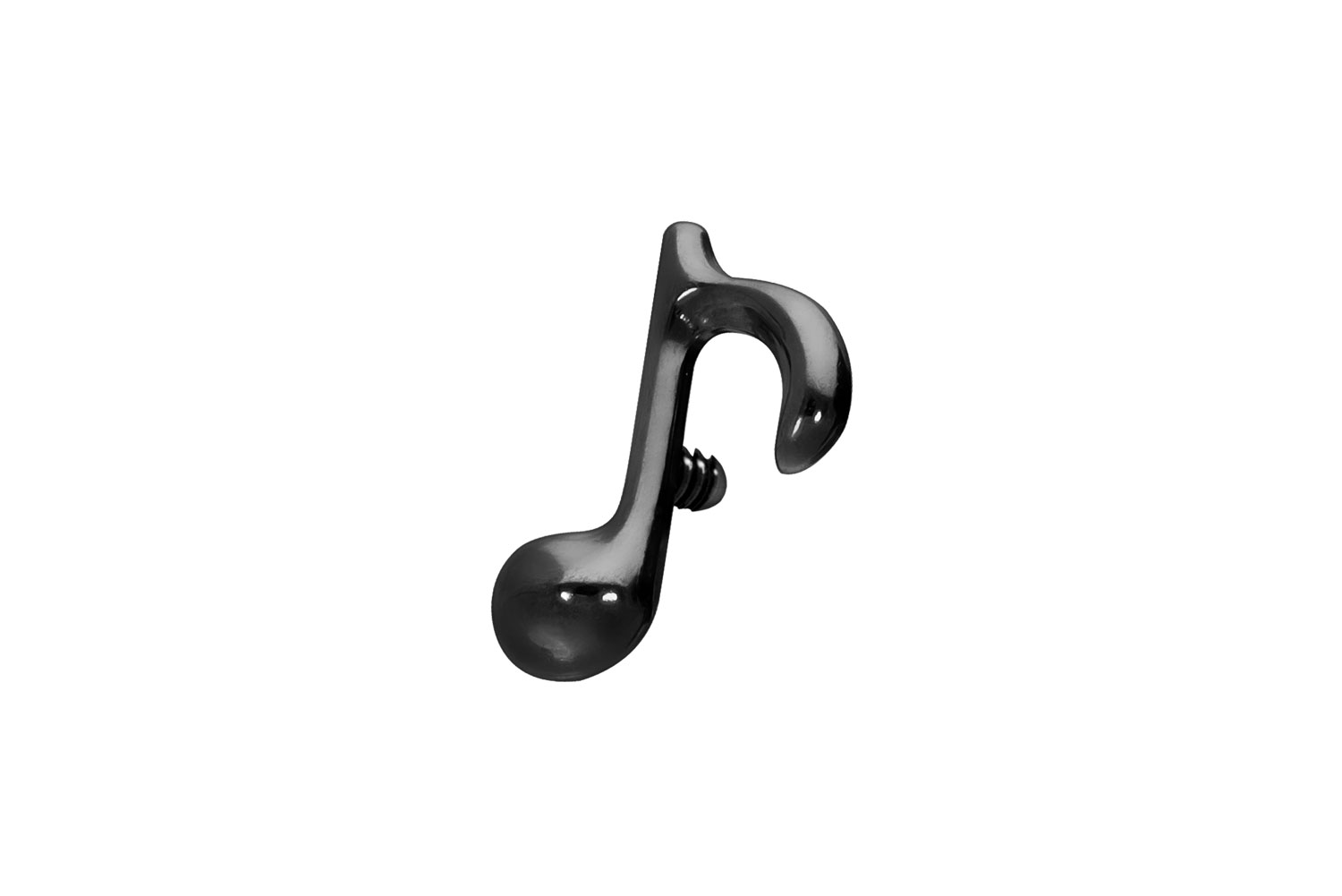 Titanium screw-in attachment with external thread EIGHTH NOTE