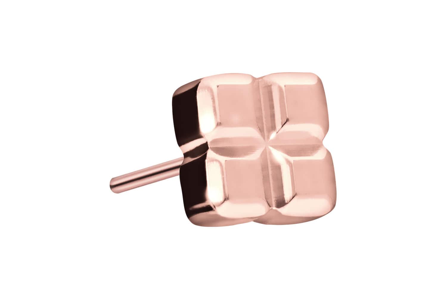 Titanium attachment with push pin SQUARE ++SALE++