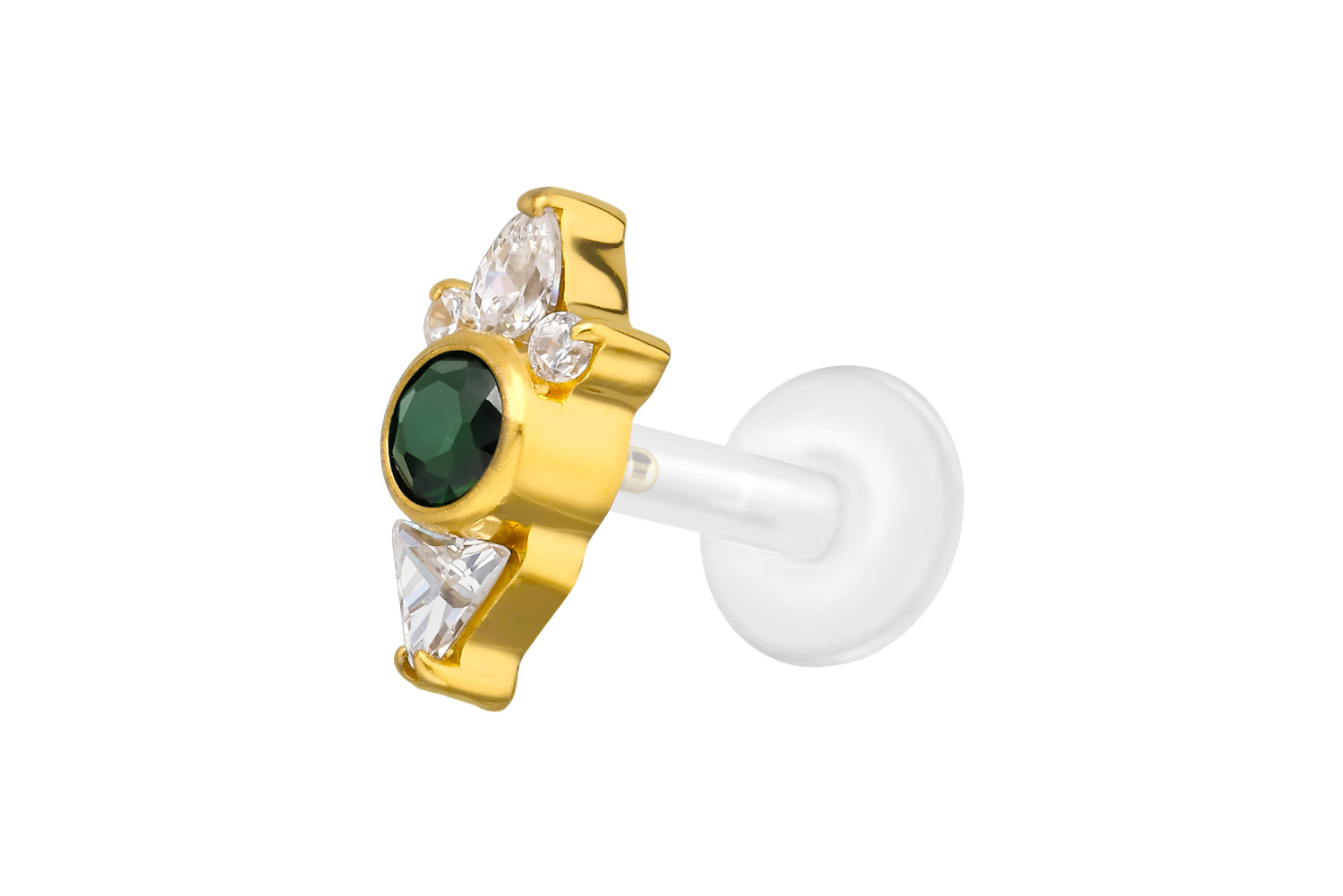 PTFE labret with internal thread + titanium attachment DESIGN