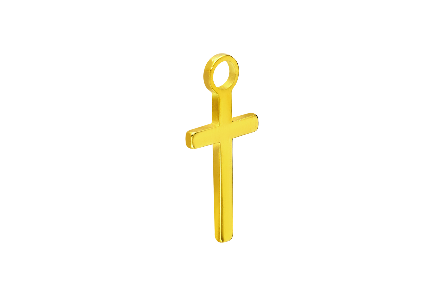 Surgical steel pendant for clickers CROSS