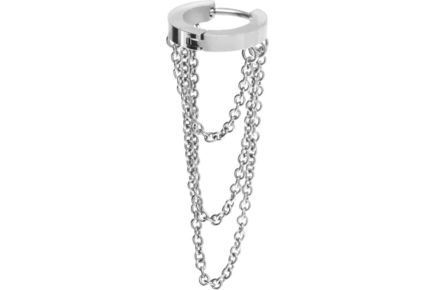 Surgical steel ear clicker 3 CHAINS