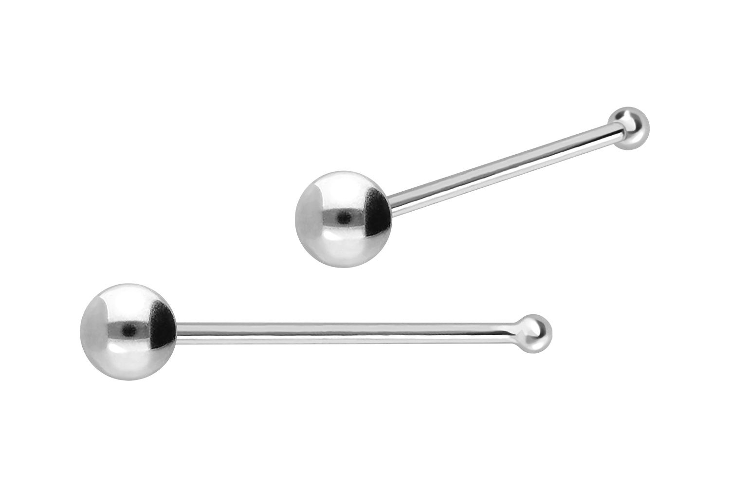 925 silver nose stud pin BALL