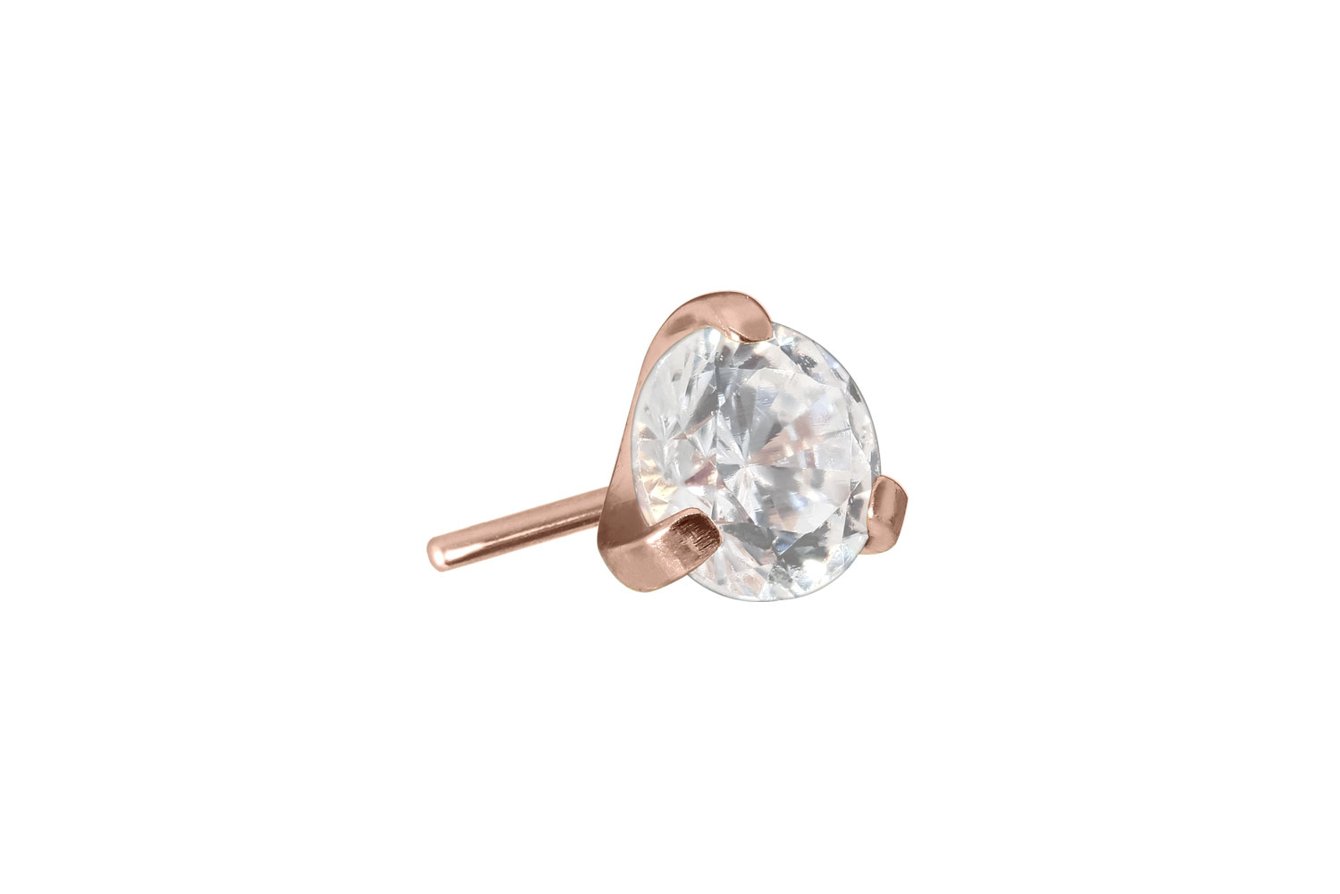 Titan Aufsatz mit Push Pin EINGEFASSTER KRISTALL