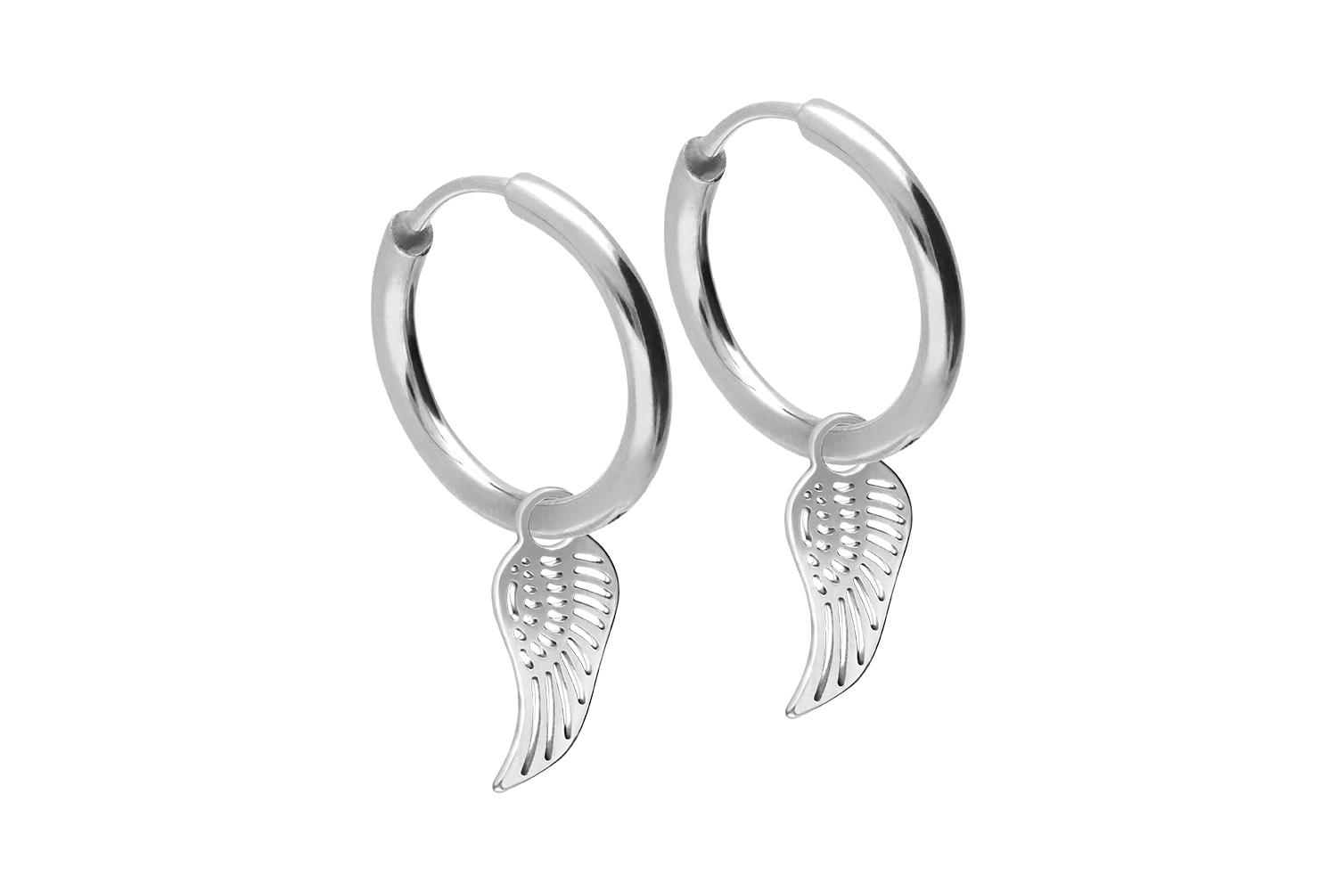 Surgical steel ear clickers creoles WING