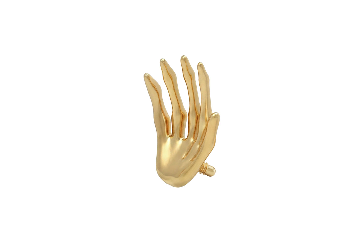 Titanium screw-in attachment with external thread SKELETON HAND