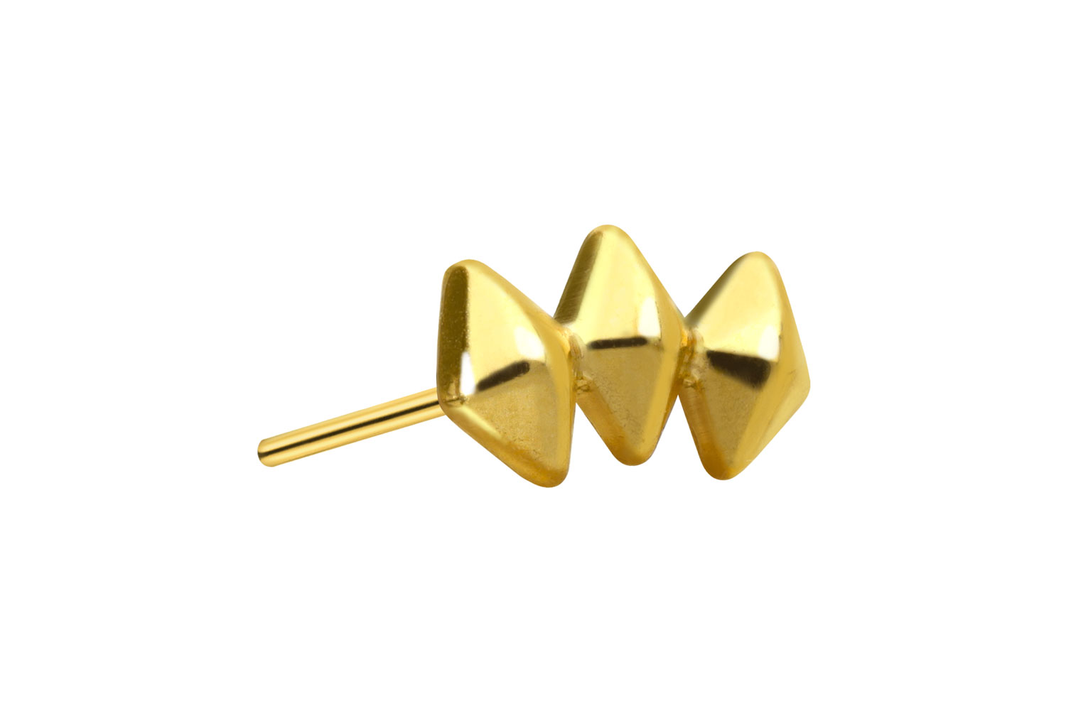 Titanium attachment with push pin 3 RHOMBUSES ++SALE++