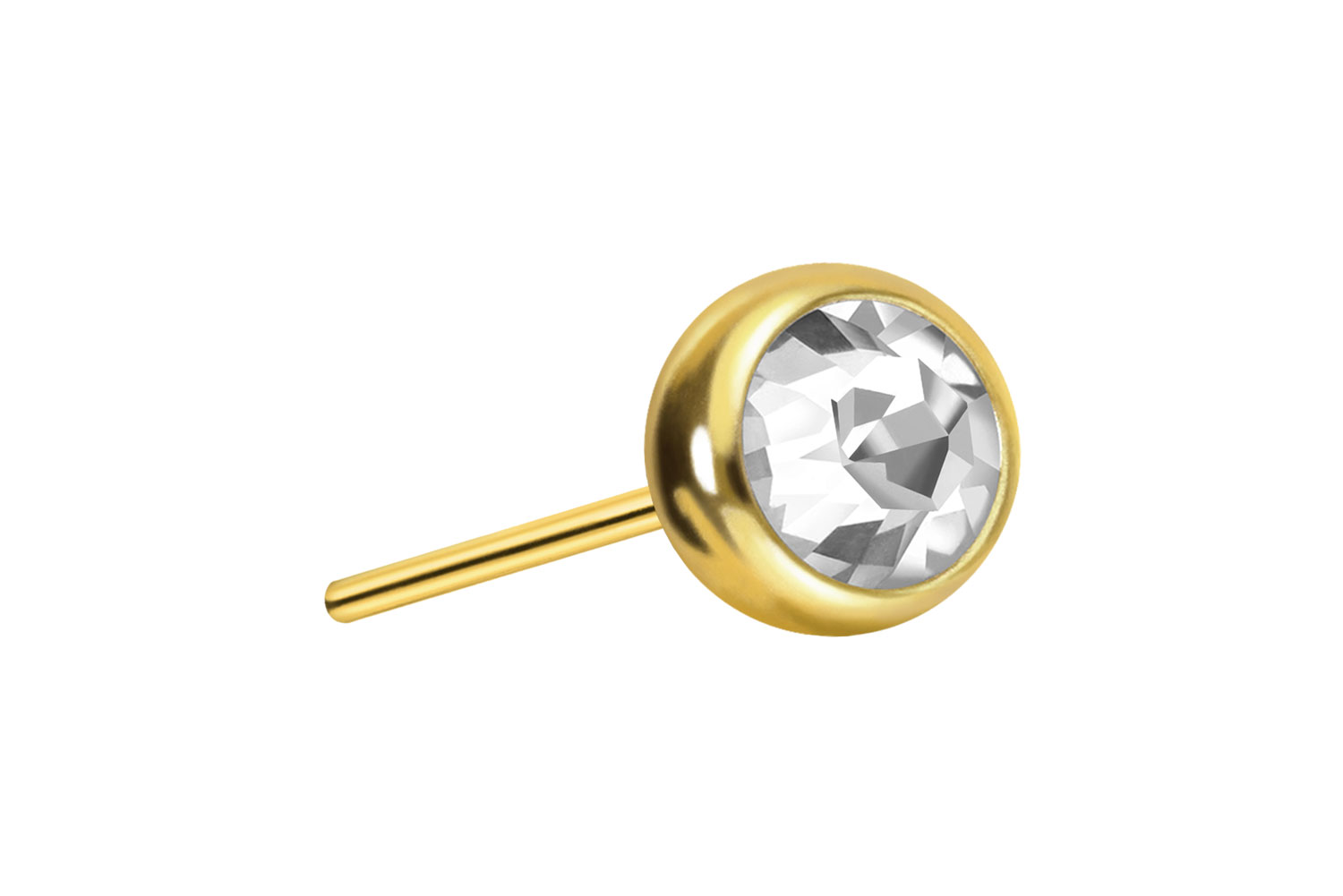 Titan Kugel mit Push Pin KRISTALL