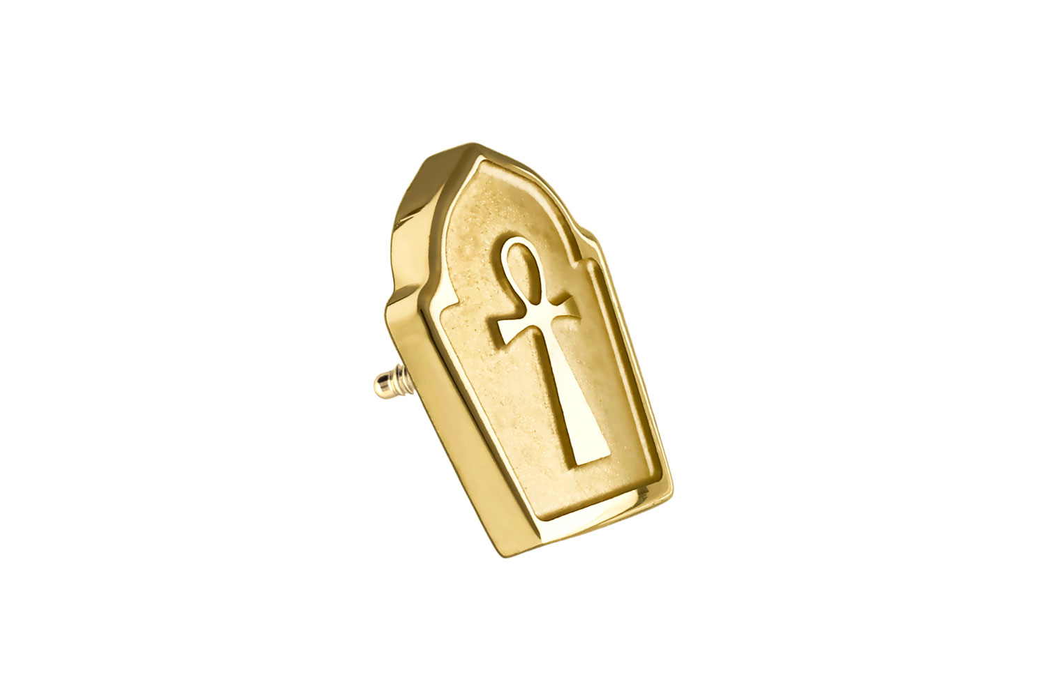 Titanium screw-in attachment with external thread GRAVESTONE