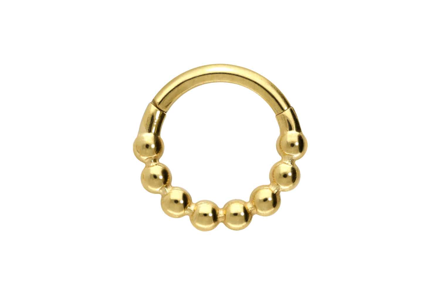 Surgical steel segment ring clicker BALLS