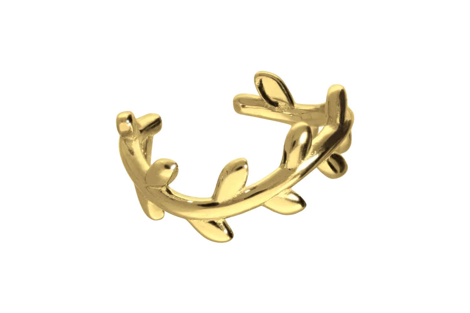 Surgical steel fake ear cuff TENDRIL