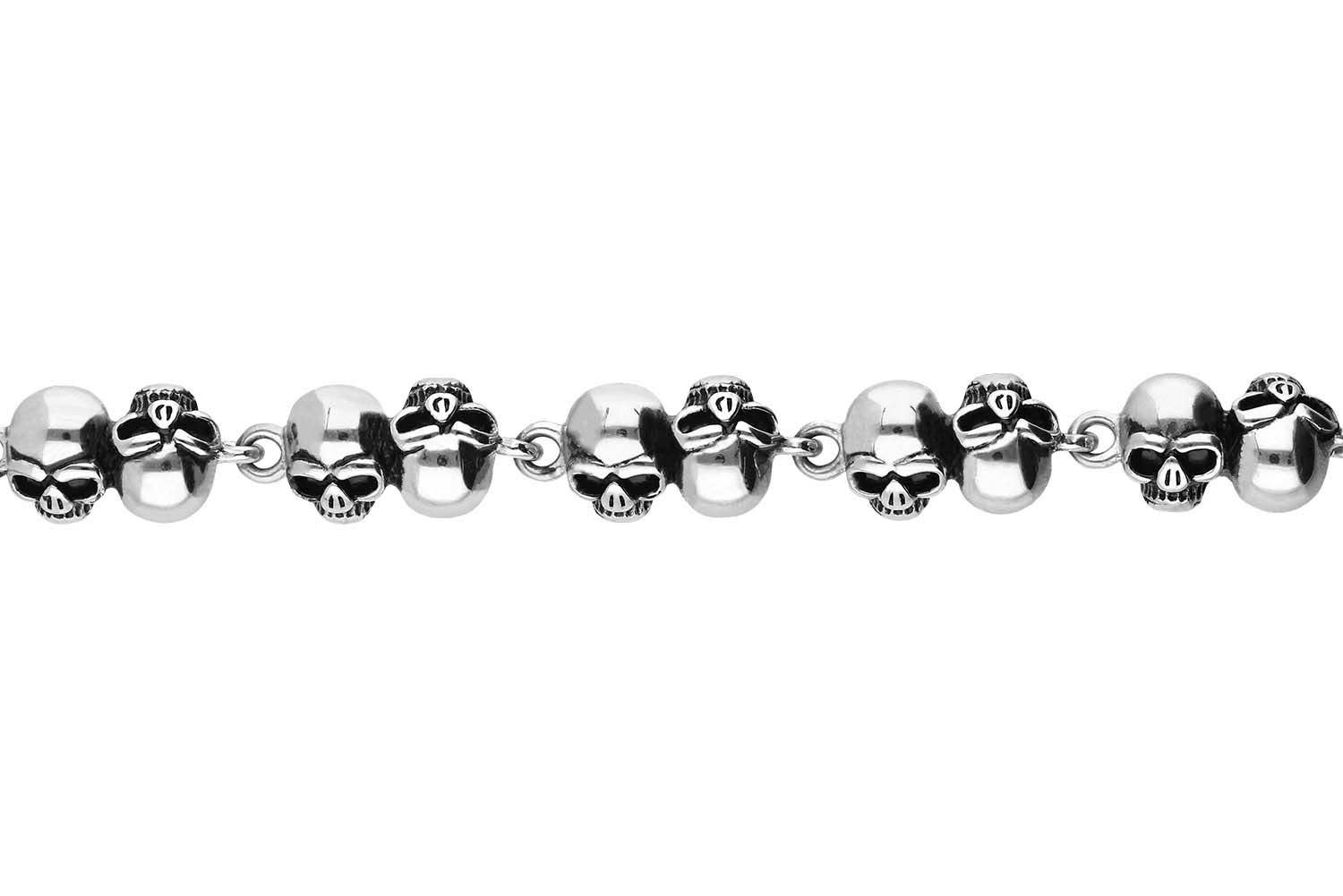 Surgical steel bracelet SKULLS
