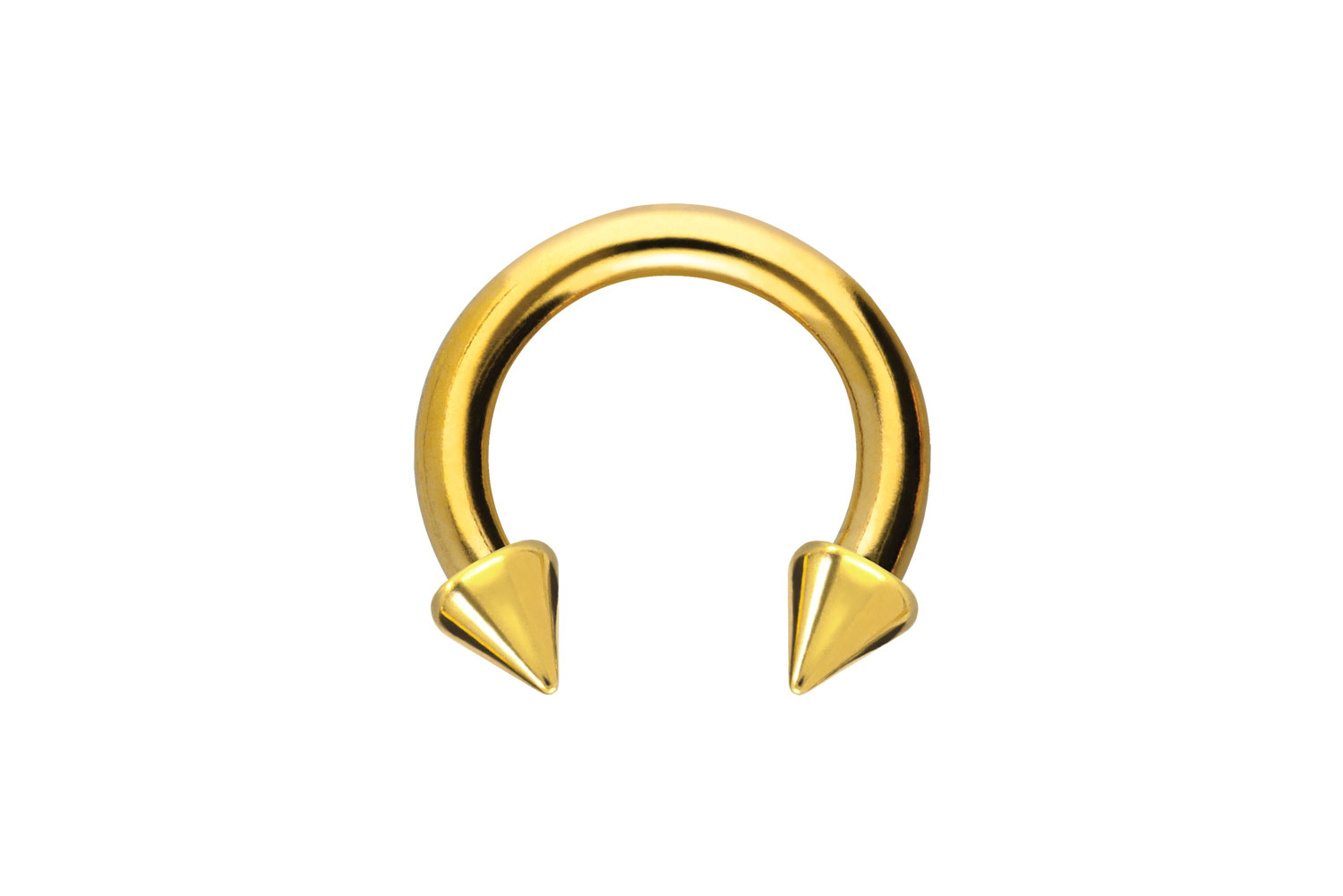 Chirurgenstahl Hufeisenring SPITZEN