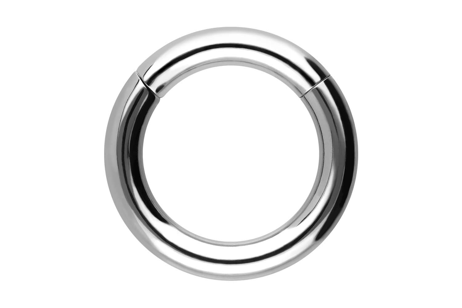 Titanium segment ring clicker
