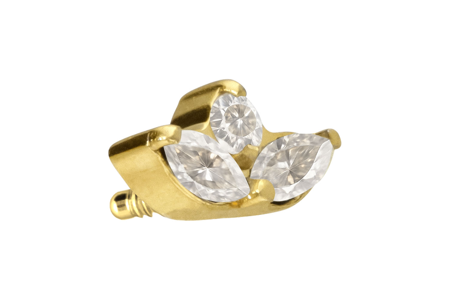 Titan Schraubaufsatz mit Außengewinde LOTUSBLÜTE