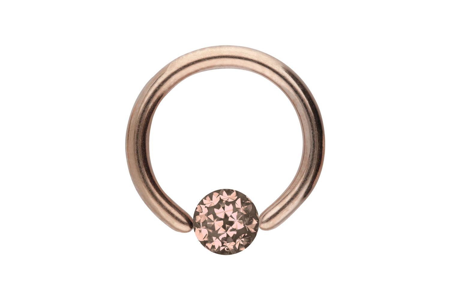 Surgical steel ball closure ring EPOXY BALL