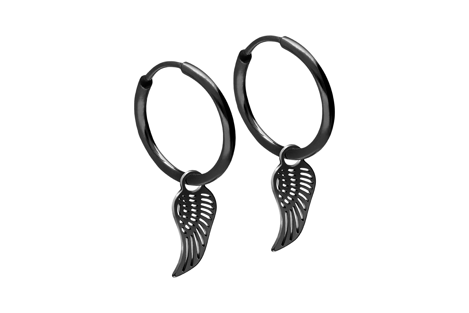 Chirurgenstahl Ohrclicker Creolen FLÜGEL