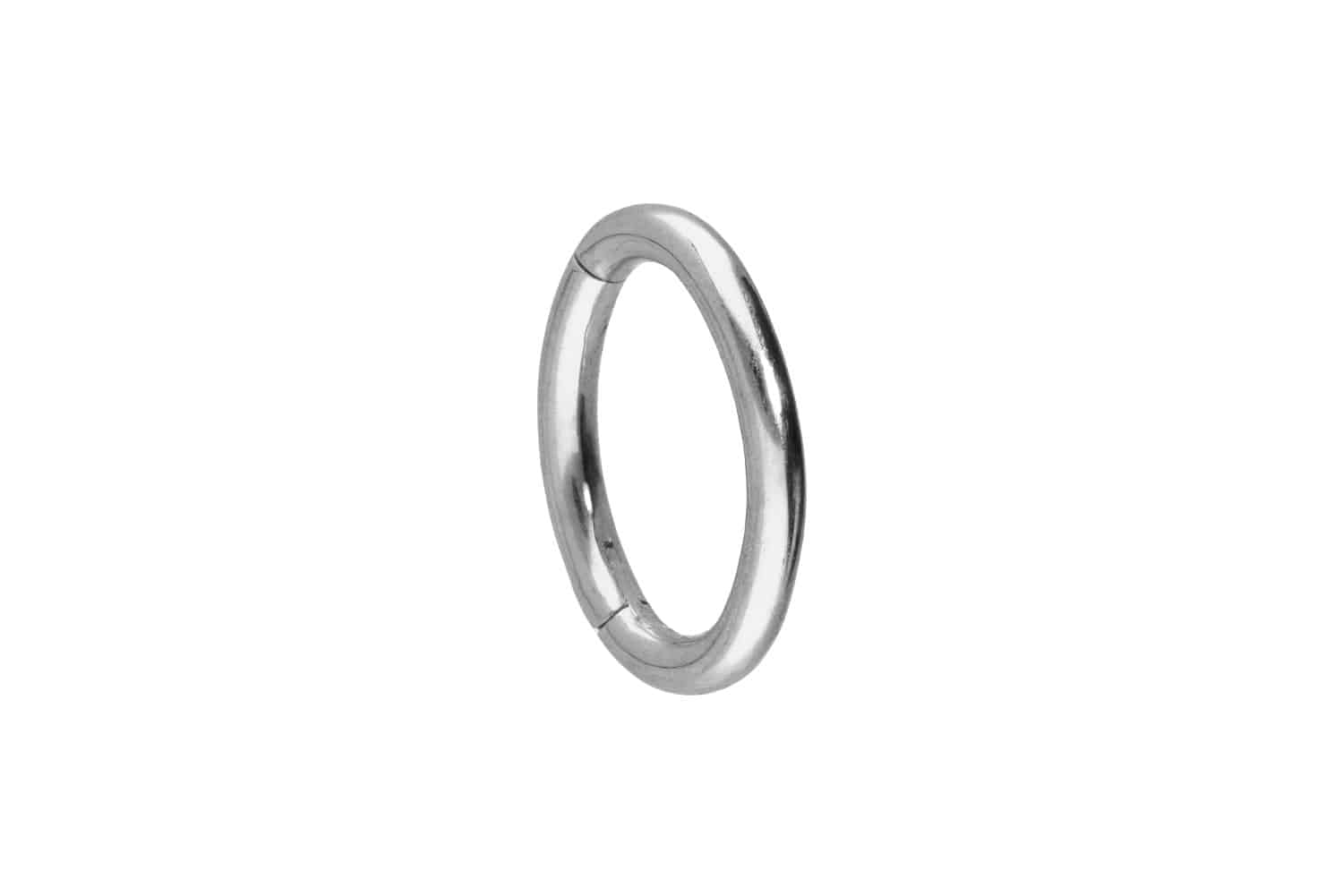 Titanium belly button clicker OVAL