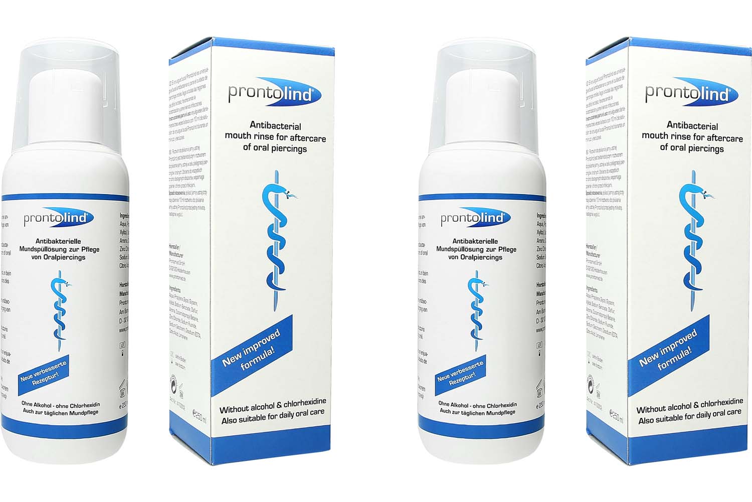 Set of 2 ProntoLind mouth rinse 250 ml