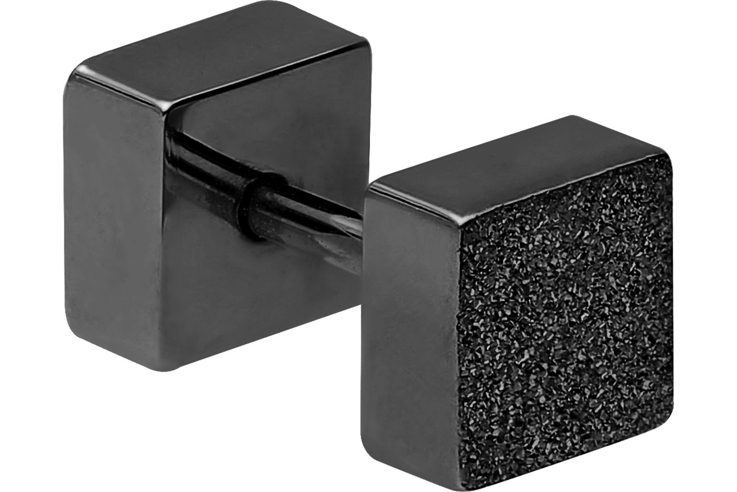 Chirurgenstahl Fake Plug QUADRAT DIAMANTOPTIK ++SALE++