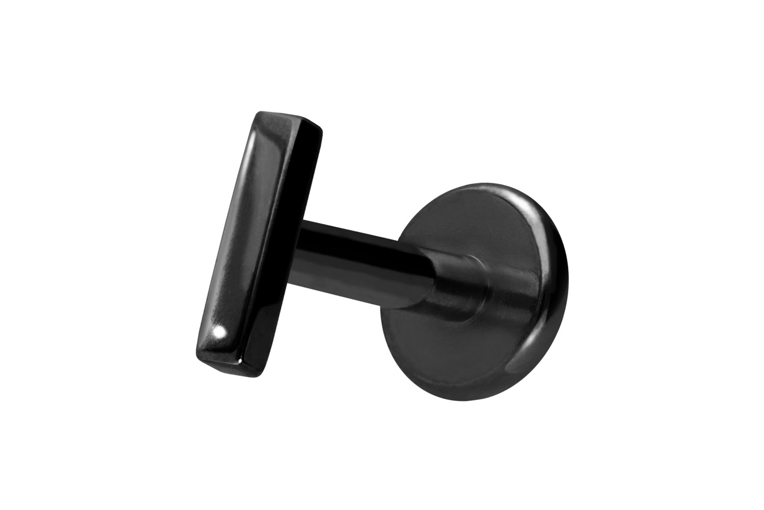 Titanium labret with internal thread BAR