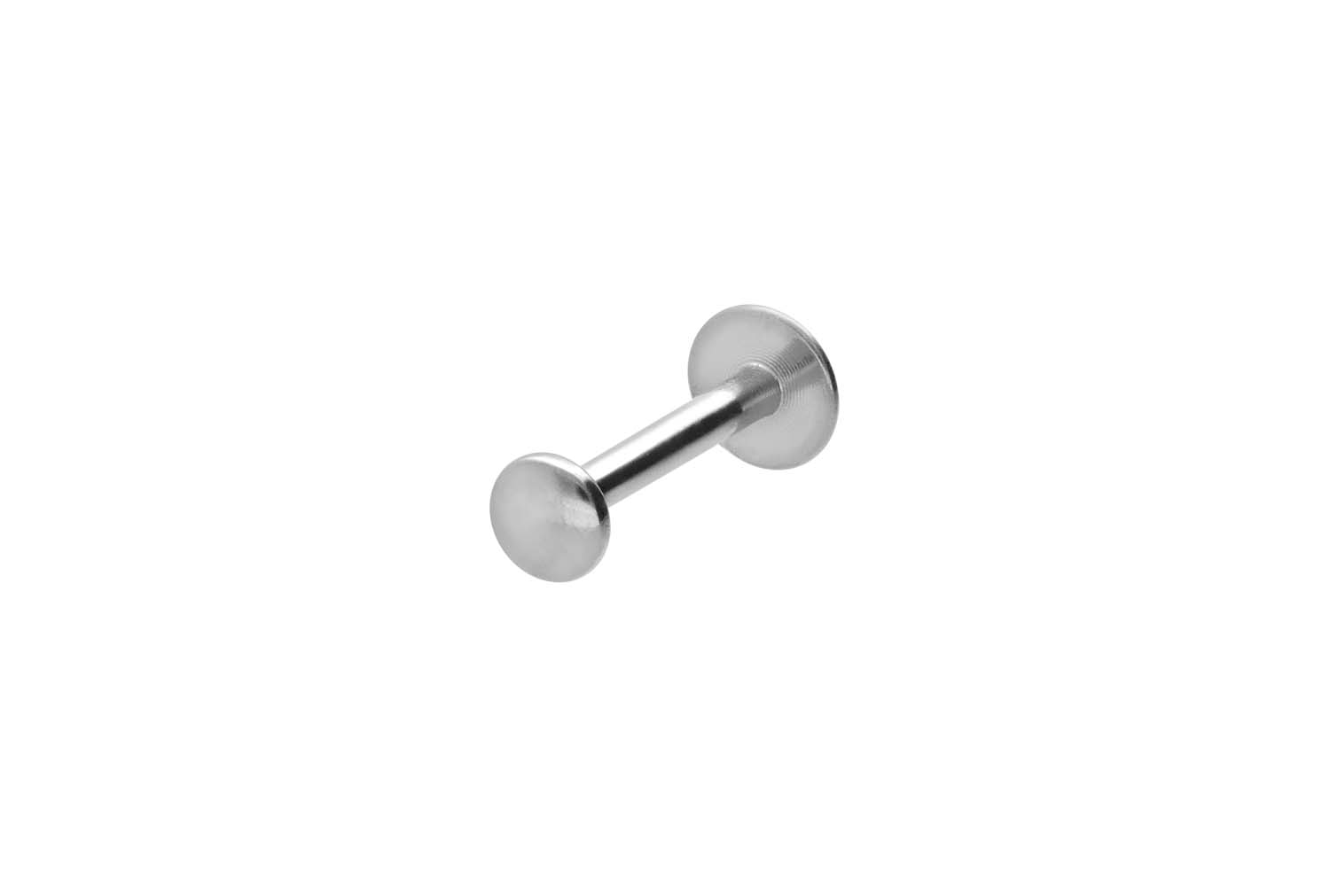 Chirurgenstahl Labret mit Innengewinde FLAT-DISC