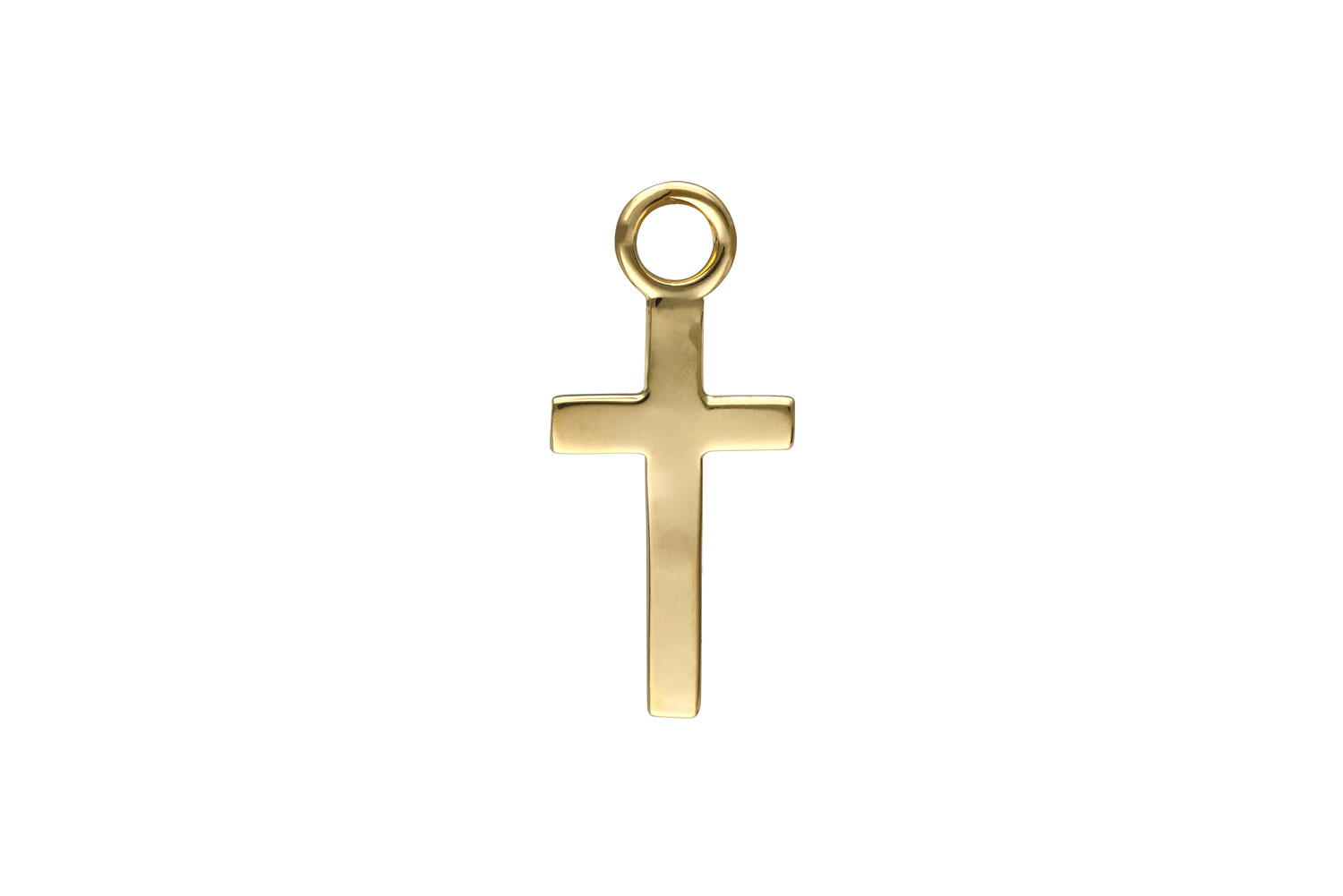 14 Karat Gold Anhänger für Clicker KREUZ