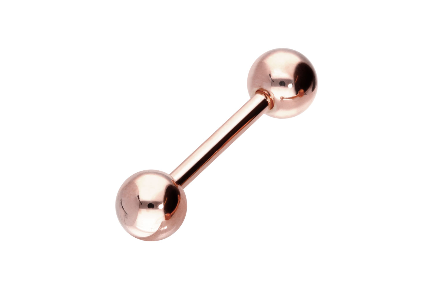 14/18 Karat Gold Barbell