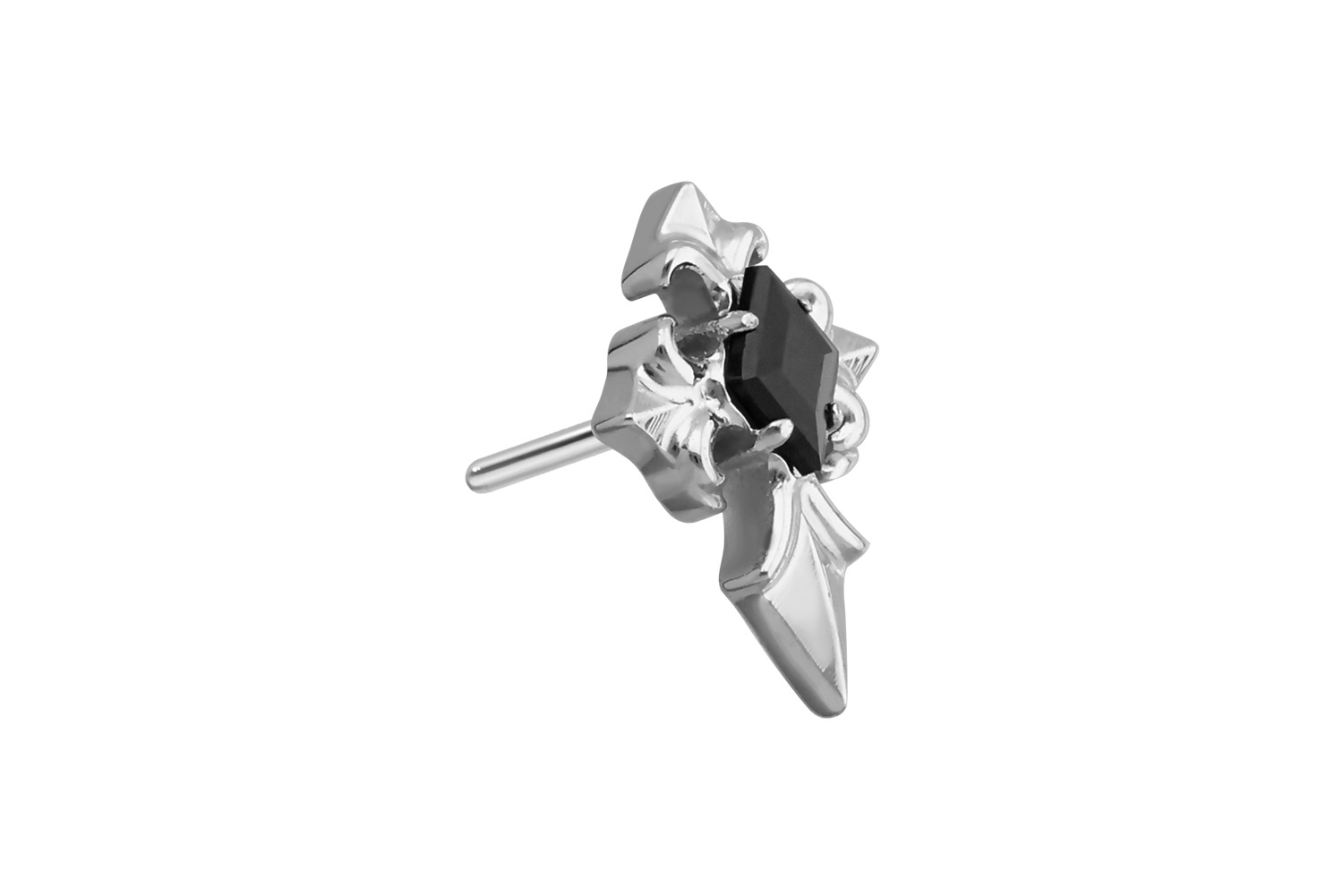 Titanium attachment with push pin CROSS