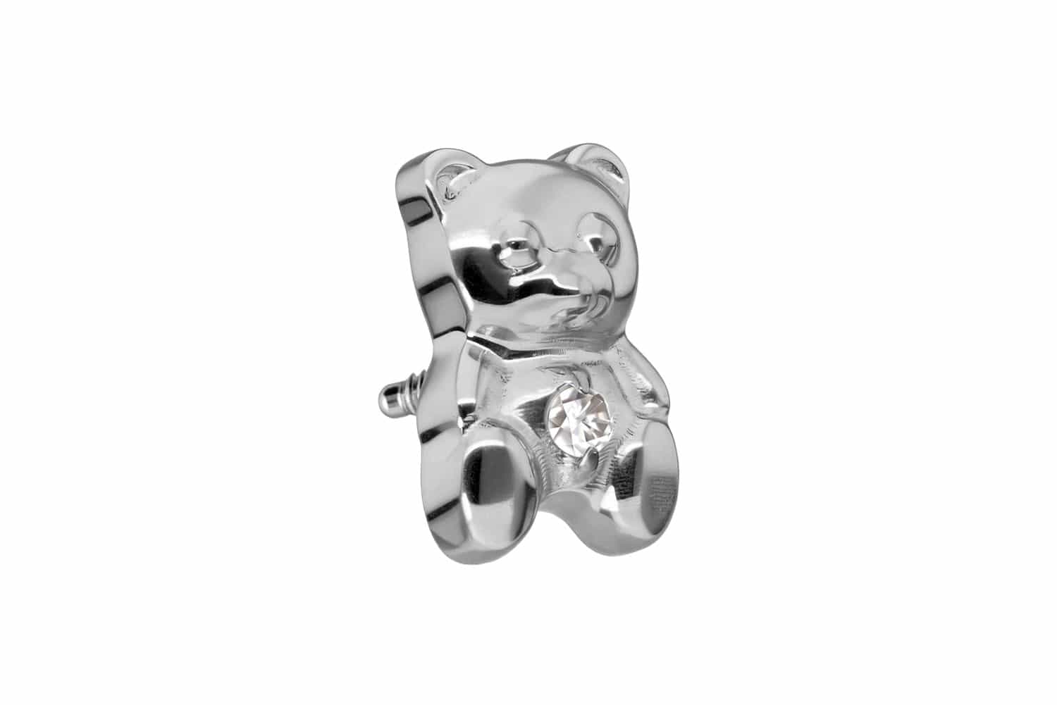 Titanium screw-in attachment with external thread TEDDY BEAR