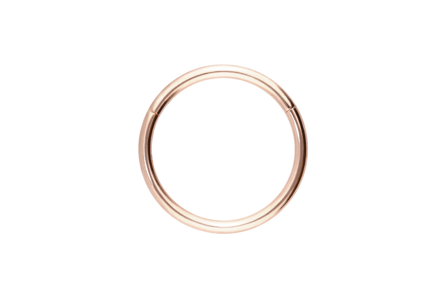 14/18 carat gold segment ring clicker