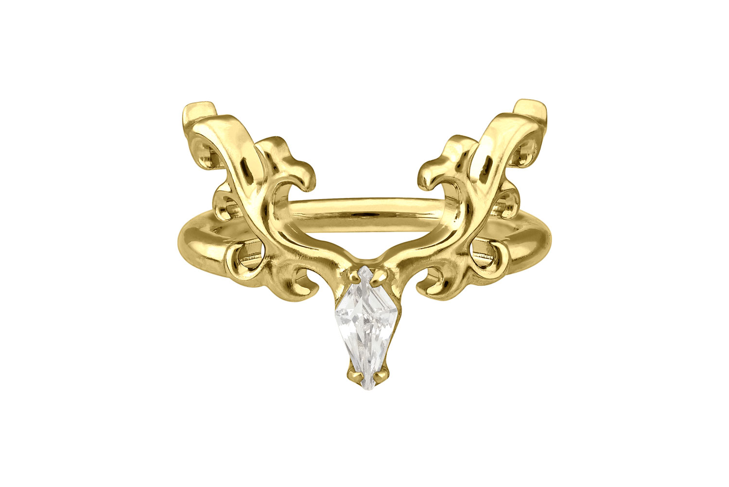 Surgical steel segment ring clicker DEER HEAD